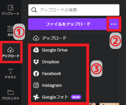 Canva使い方「クラウドサービスと連携」